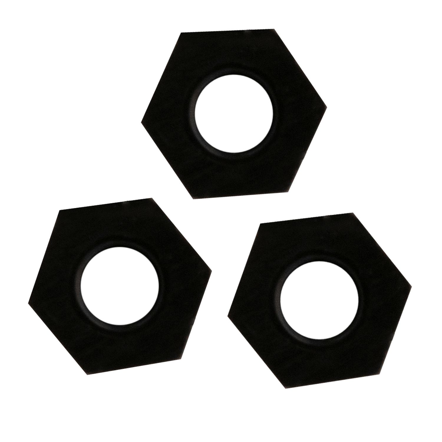 Стійка шестигранна (мама-мама) М3х18 (нейлон чорна)