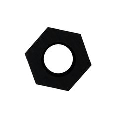 Основне фото Гайка шестигранна М3 пластикова (чорна) в інтернет - магазині RoboStore Arduino