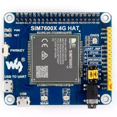 Основное фото Модуль связи 4G / 3G / 2G / и позиционирования GSM / GPRS / GNSS SIM7600G-H 4G HAT для Raspberry Pi в магазине спортивных товаров RoboStore