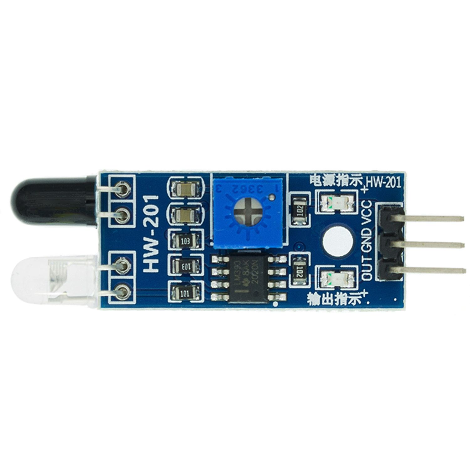 Основне фото Інфрачервоний датчик перешкод для Arduino YL-63 в інтернет - магазині RoboStore Arduino