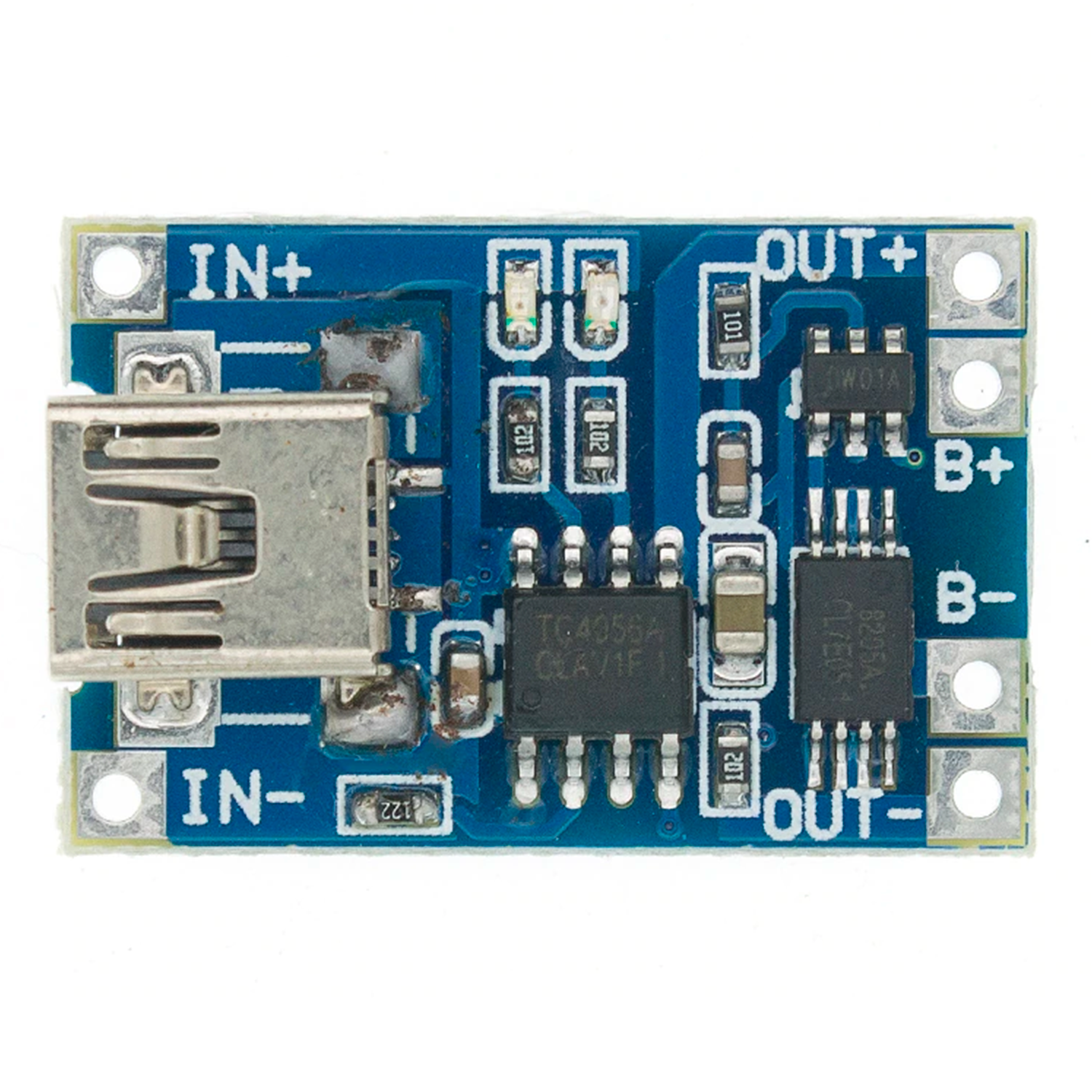 Основное фото Зарядное устройство TP4056 с контролем заряда батареи 18650 в интернет - магазине RoboStore Arduino