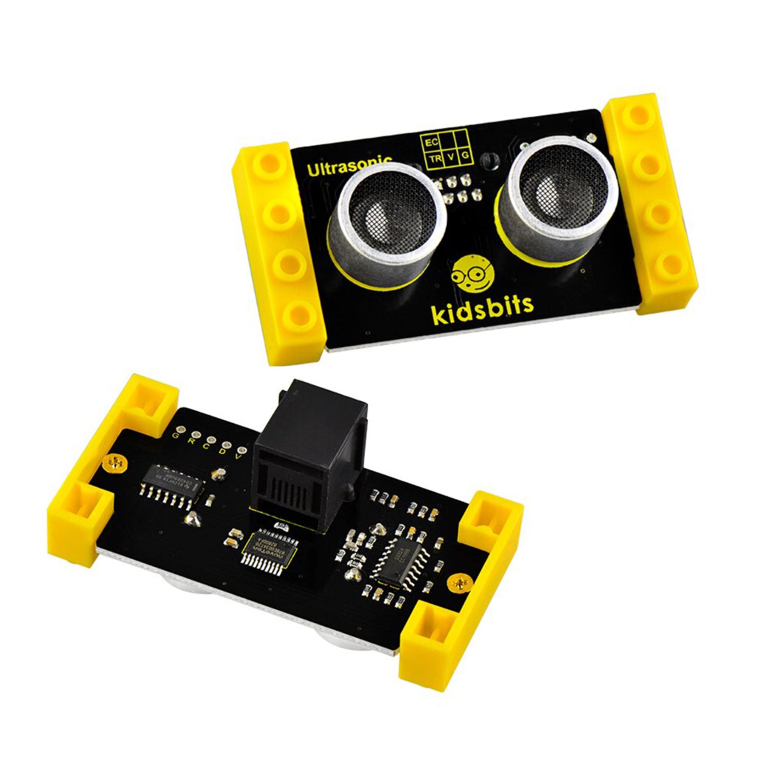 Модуль ультразвукового датчика расстояния HC-SR04 Kidsbits Lego