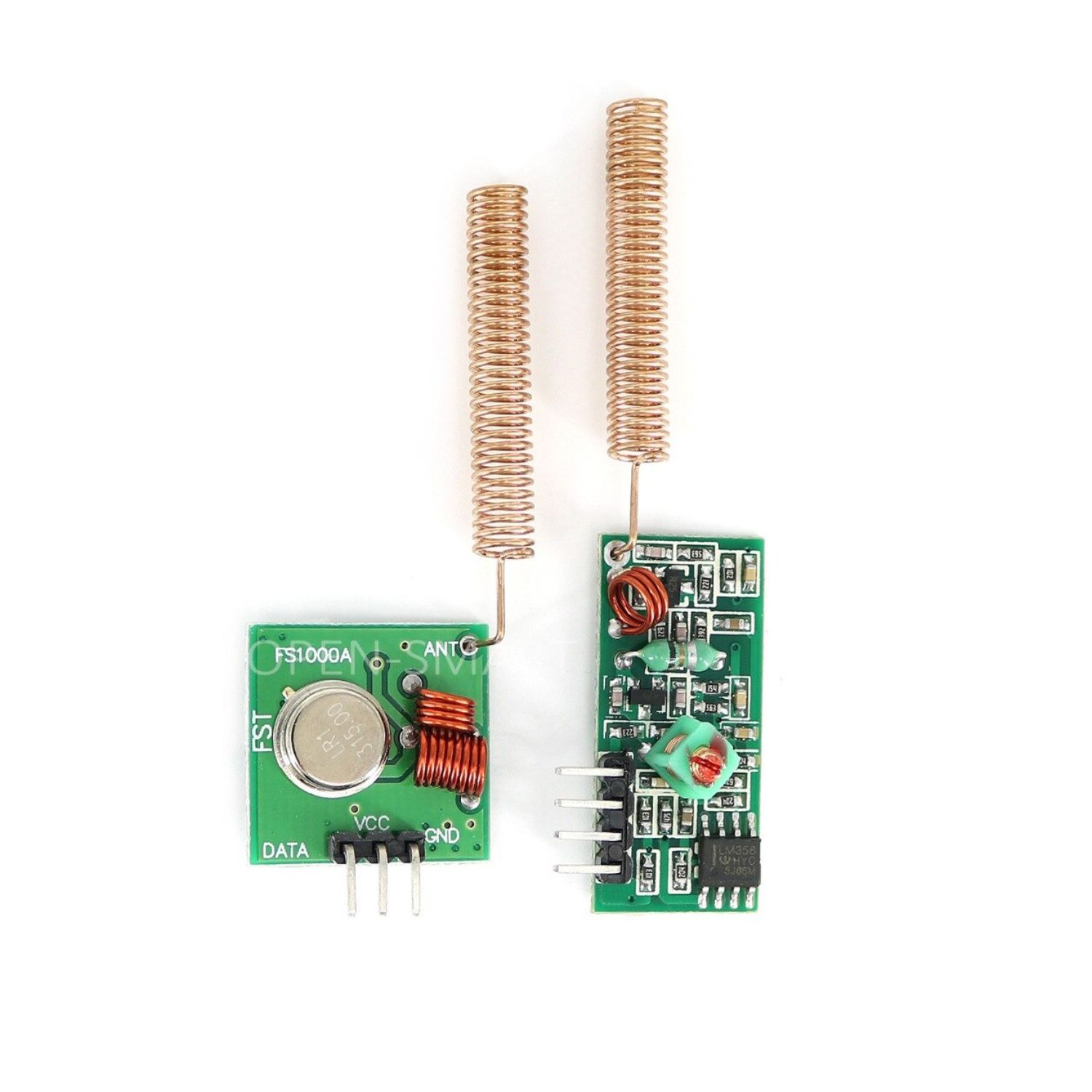 Комплект модулів передавача і приймача 315 МГц для Arduino