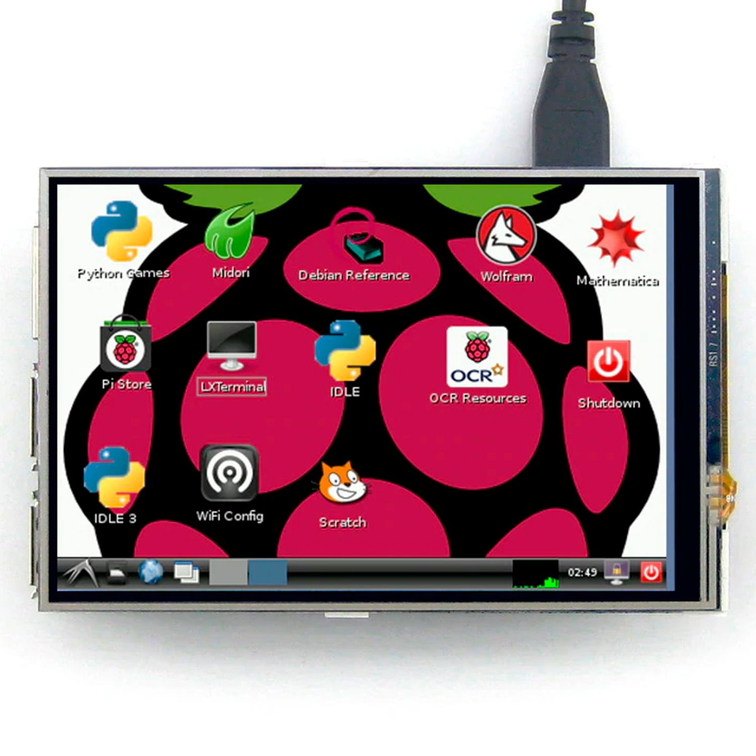 Сенсорний екран Waveshare 4-дюймовий TFT з SPI інтерфейс для всіх Raspberry Pi