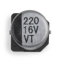 Основне фото SMD конденсатор 220 мкФ 16 В 6,3х7,7 мм в магазині спортивних товарів RoboStore