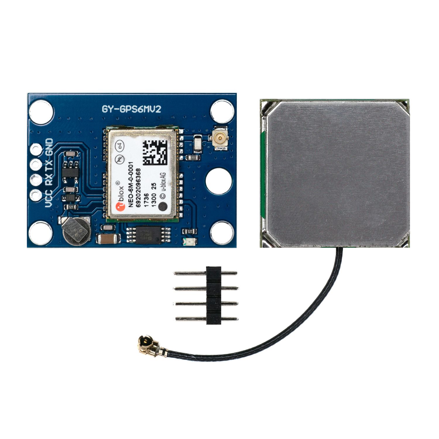 Модуль GPS Ublox NEO-6M з антеною, Arduino APM2