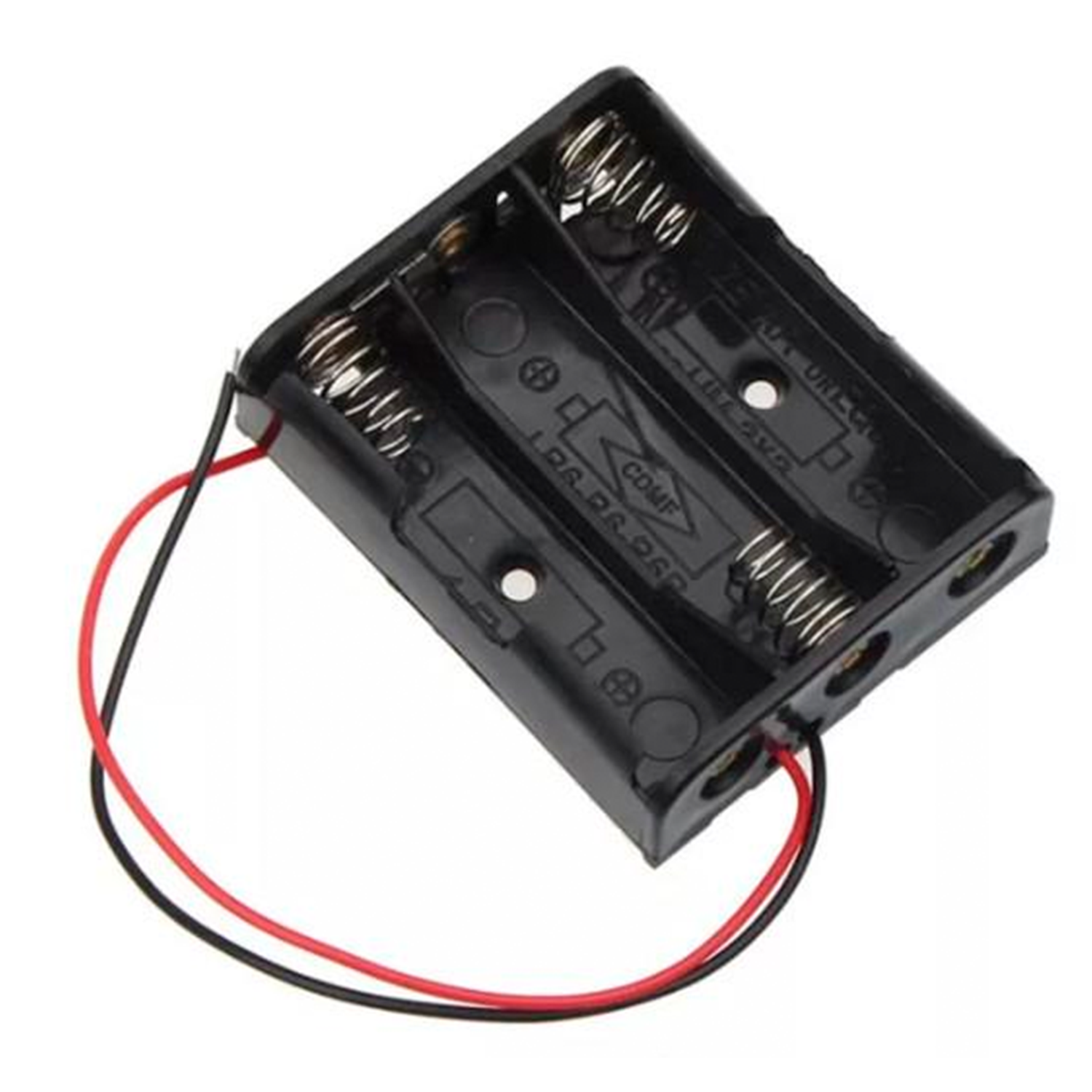 Батарейний відсік для трьох елементів живлення АА з проводами