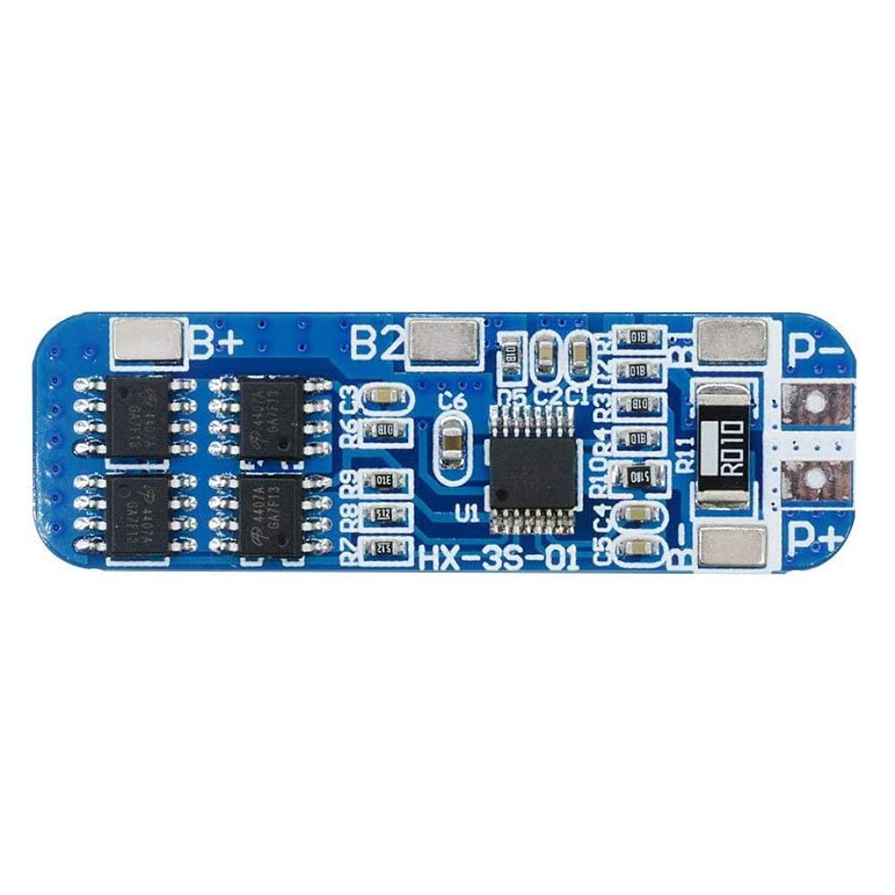 Основное фото Плата защиты заряда BMS контроллер 3S 10A для литий-ионных акумов в интернет - магазине RoboStore Arduino
