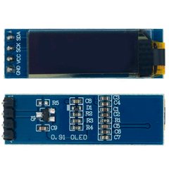 Основное фото Модуль OLED дисплея для Arduino SSD1306 0.91 128x32 в магазине спортивных товаров RoboStore