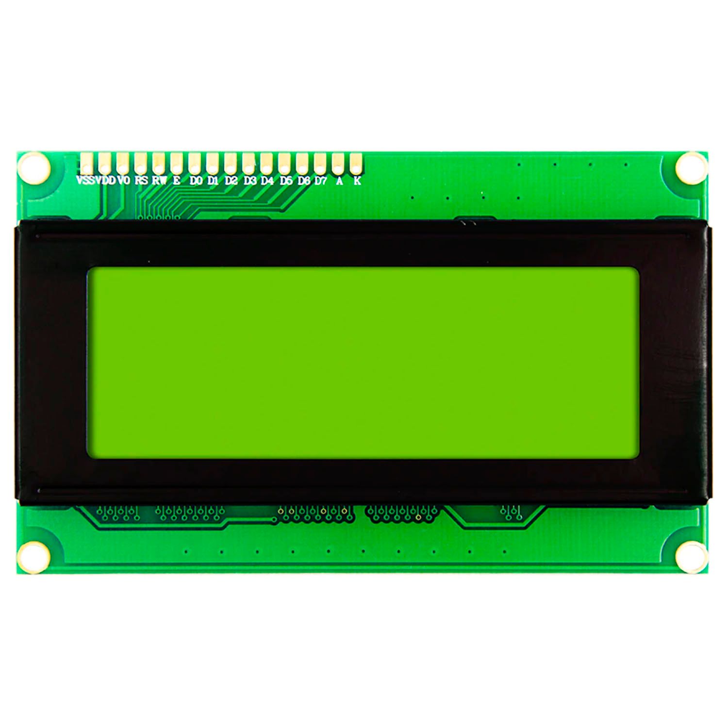 LCD дисплей 2004 I2C с желтой подсветкой