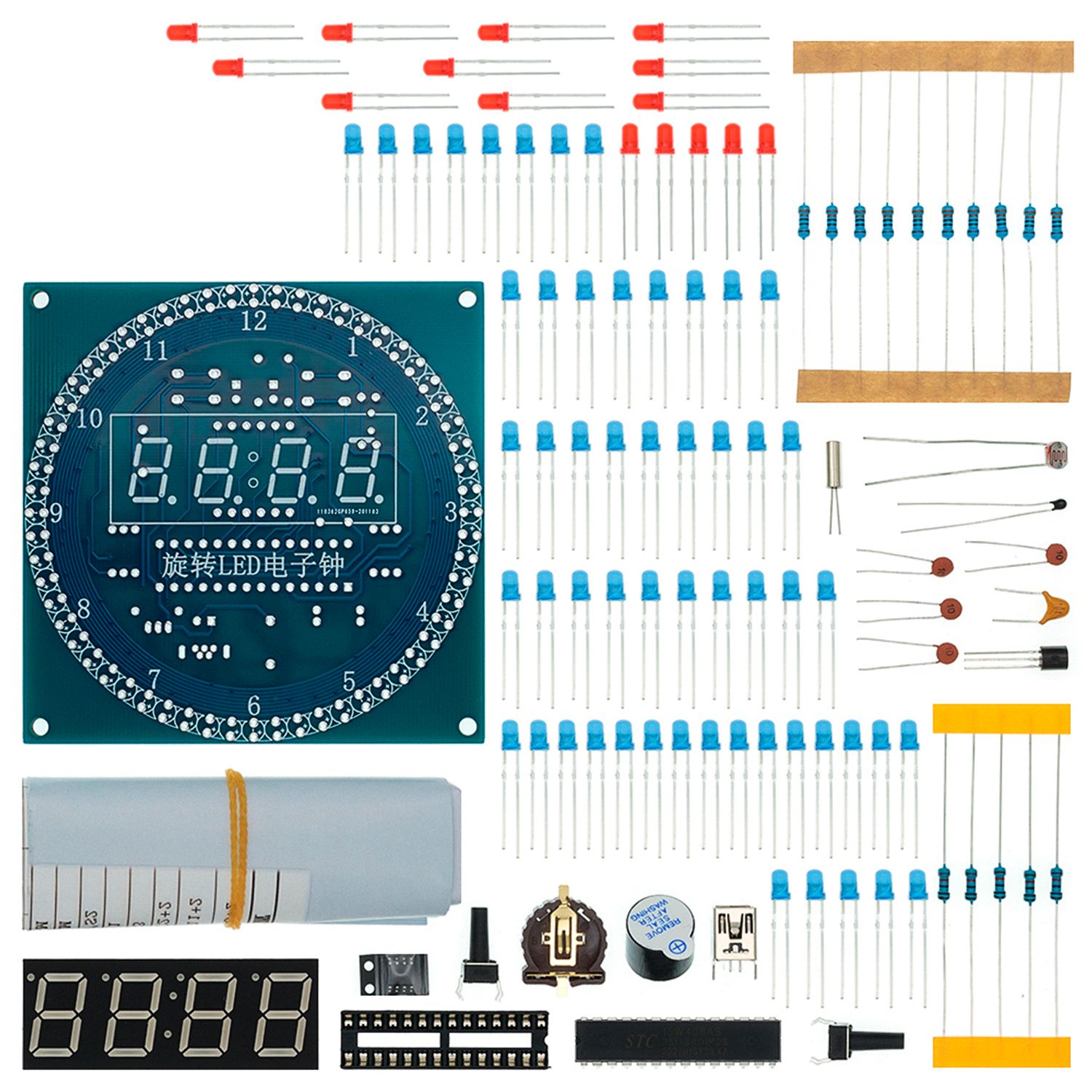 DIY Kit набор для сборки часов на основе DS1302