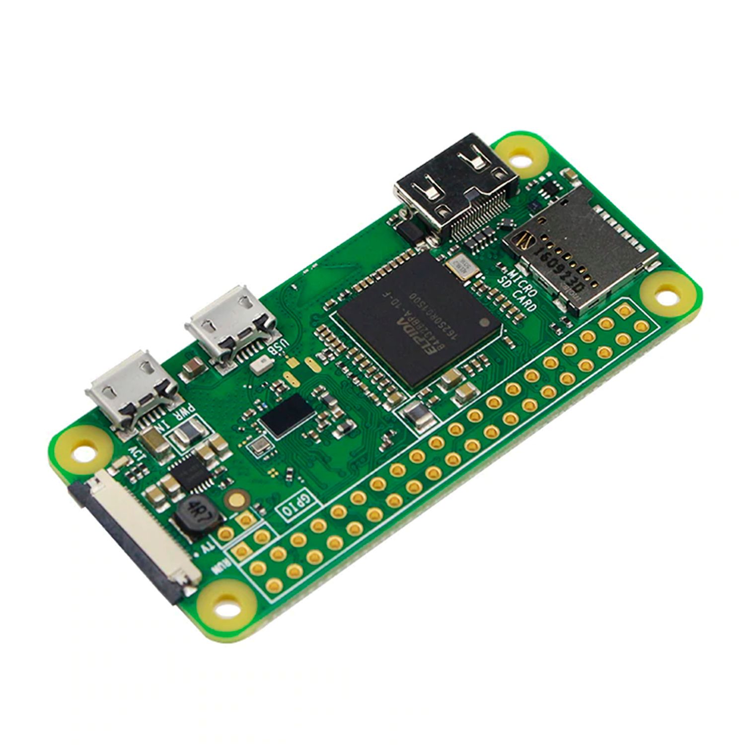 Плата (мини-компьютер) Raspberry Pi Zero W 1 ГГц CPU 512 МБ ОЗУ со встроенным Wi-Fi и Bluetooth