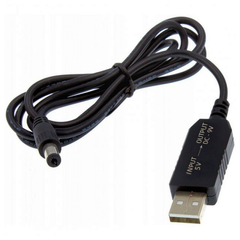 Повышающий переходник – кабель для роутера USB 5В до 9В 5.5х2.1мм