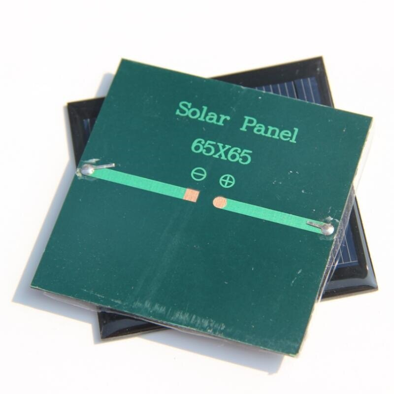 Сонячна панель 1 Вт 5.5В 65х65 мм