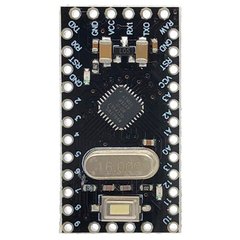 Основне фото Відладочна плата Arduino Pro Mini ATMega 328 5V (не розпаяна) чорна в інтернет - магазині RoboStore Arduino