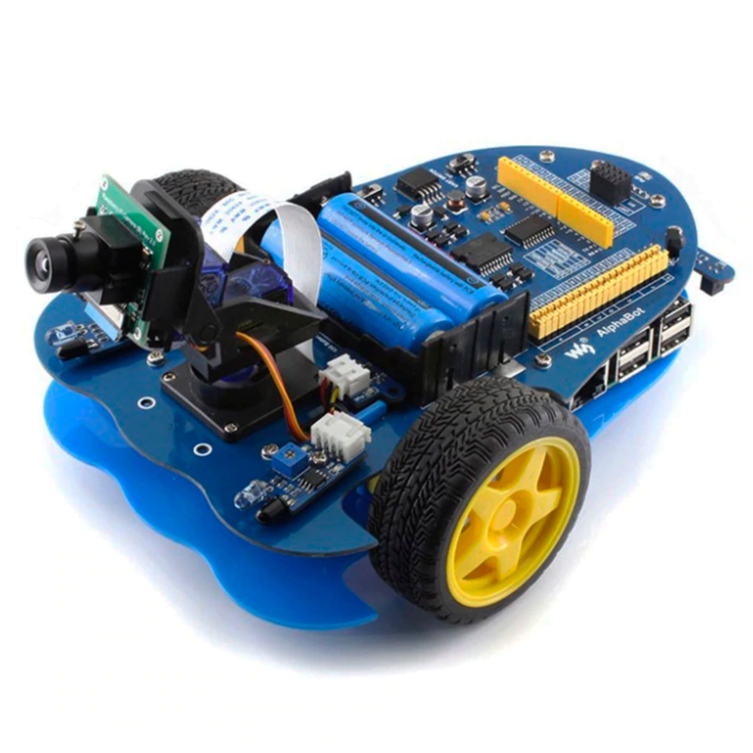 Набор для сборки робота - автомобиля AlphaBot на Raspberry Pi