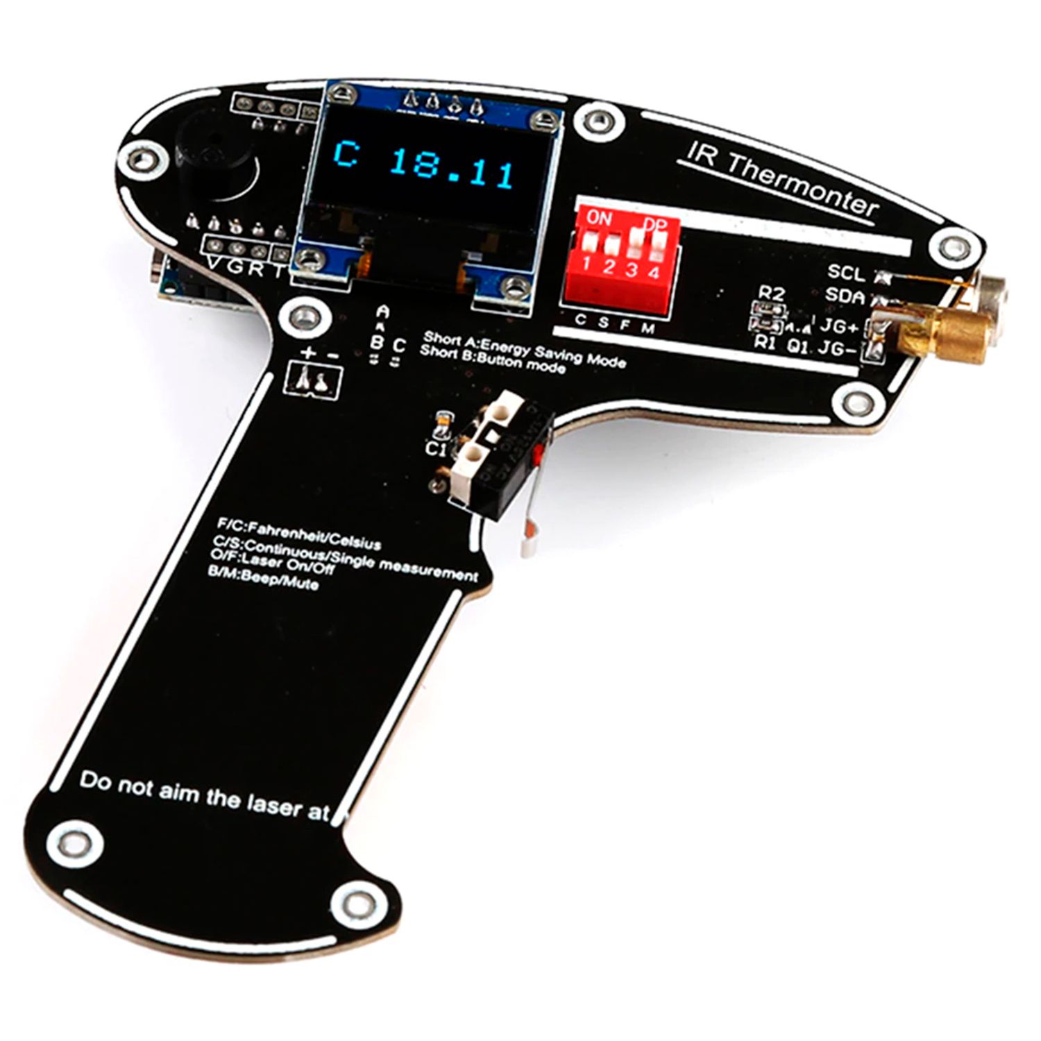 Набір для самостійного складання безконтактного ІЧ термометра на Ардуіно