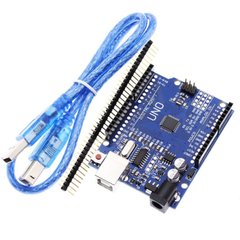 Основне фото Відладочна плата Arduino Uno Rev3 (ch340) + USB кабель в інтернет - магазині RoboStore Arduino
