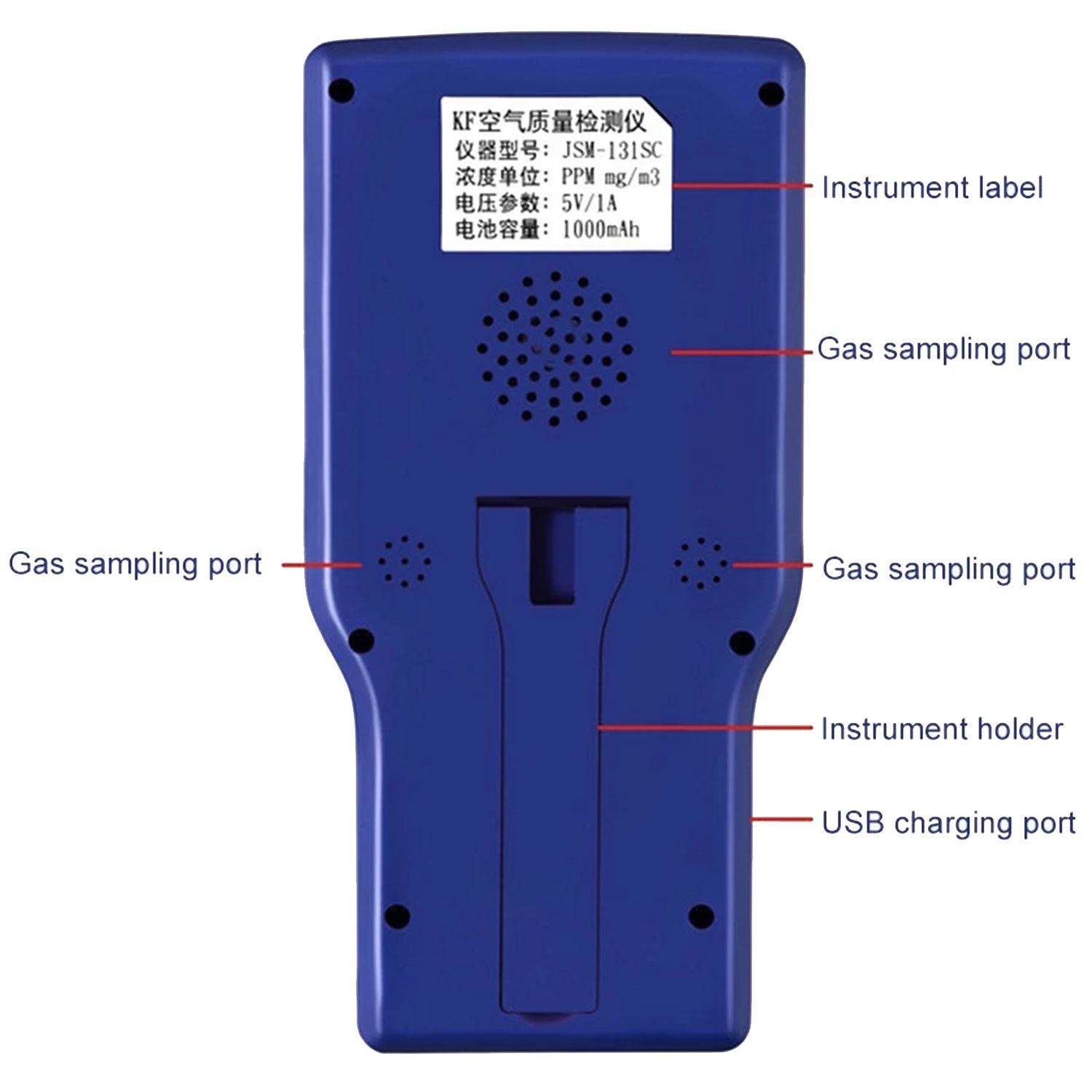 Аналізатор якості повітря JSM-131, вимірює СO2, TVOC, HCHO