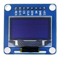 Основное фото OLED дисплей 0.96" I2C/SPI интерфейсы 128x64 (желто-синий) от Waveshare в интернет - магазине RoboStore Arduino