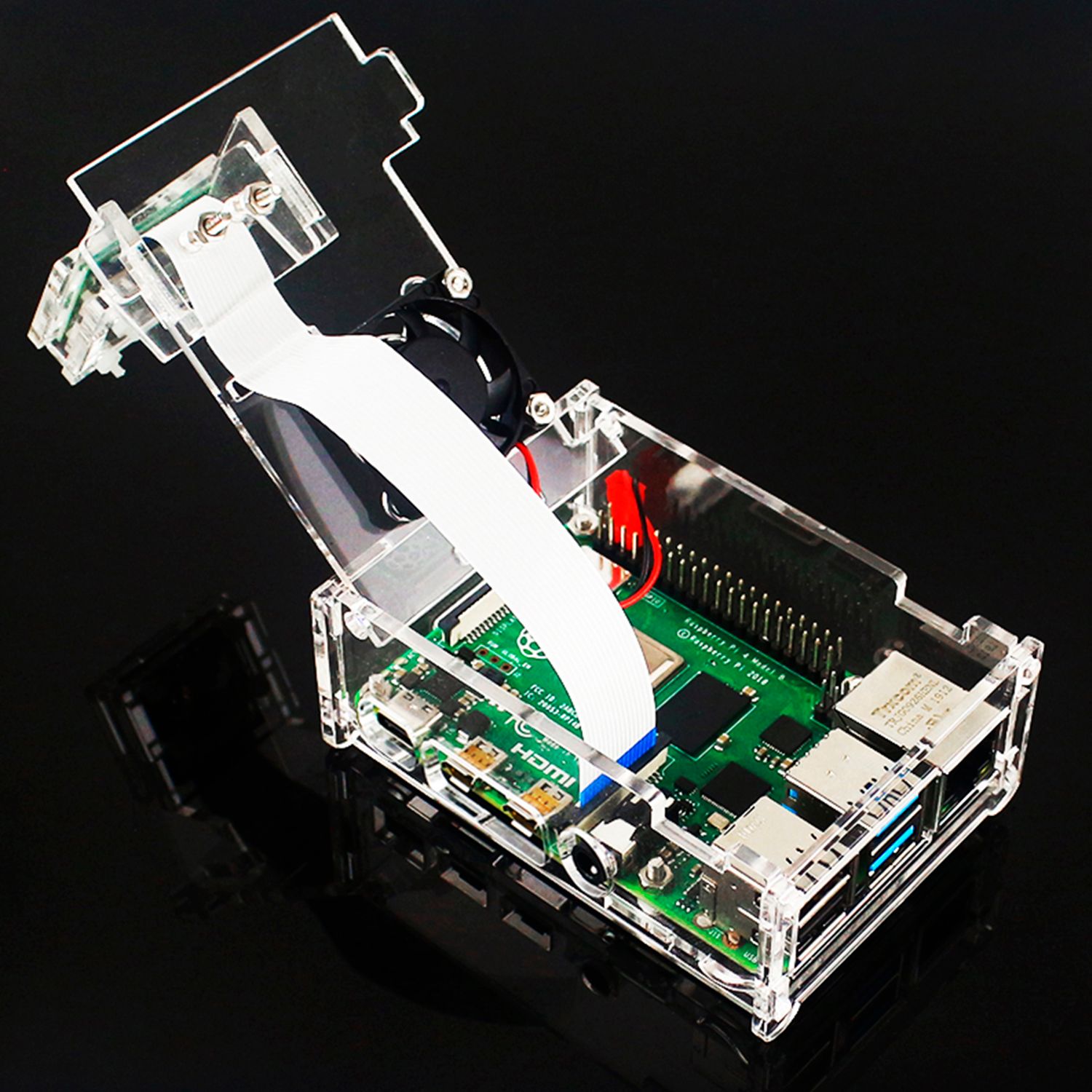 Корпус для Raspberry Pi 4 з підтримкою установки камери