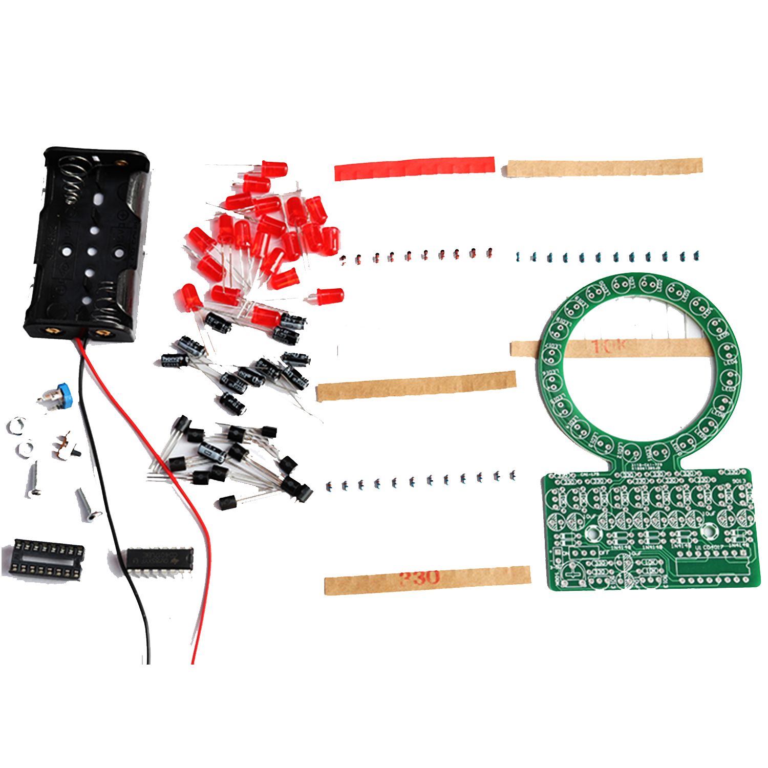 DIY Kit набор для сборки фонаря с эффектом воды на основе NE555
