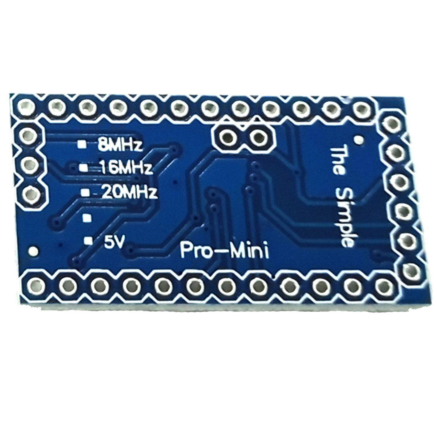 Відладочна плата Arduino Pro Mini 5V ATMega328 (не розпаяна) синя