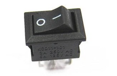 Кнопочный переключатель 10х15 мм On-Off 3 pin