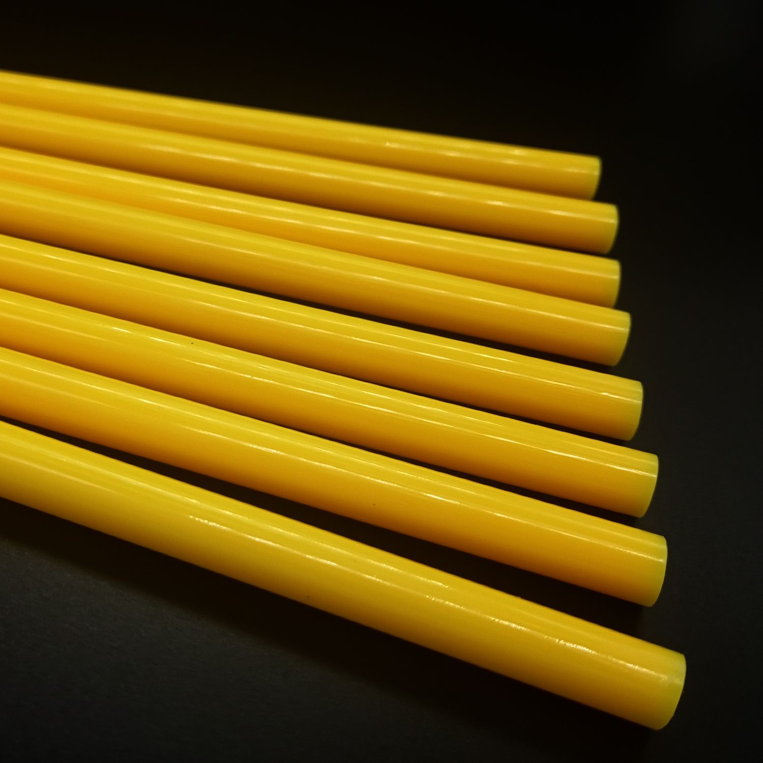 Клеевые стержни силиконовые для термопистолета 11 х 250мм 5 шт. (желтые)