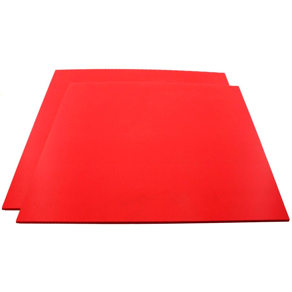 Вспененный плоский ПВХ лист PALIGHT 3 мм 500х500 мм (красный)